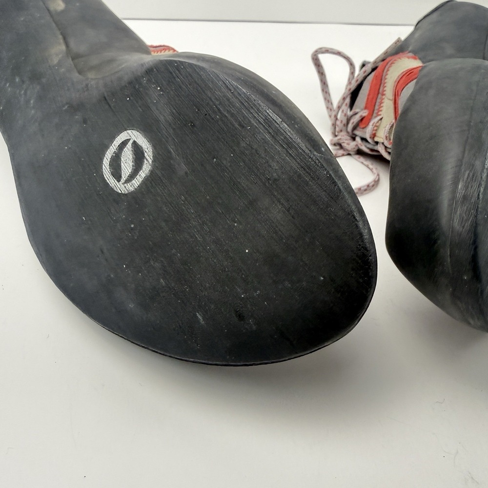 Scarpa Helix Shoes Mens 45.5 US 11 2/3 Rock Climbing Bouldering  Grey Leather - Picture 10 of 13
